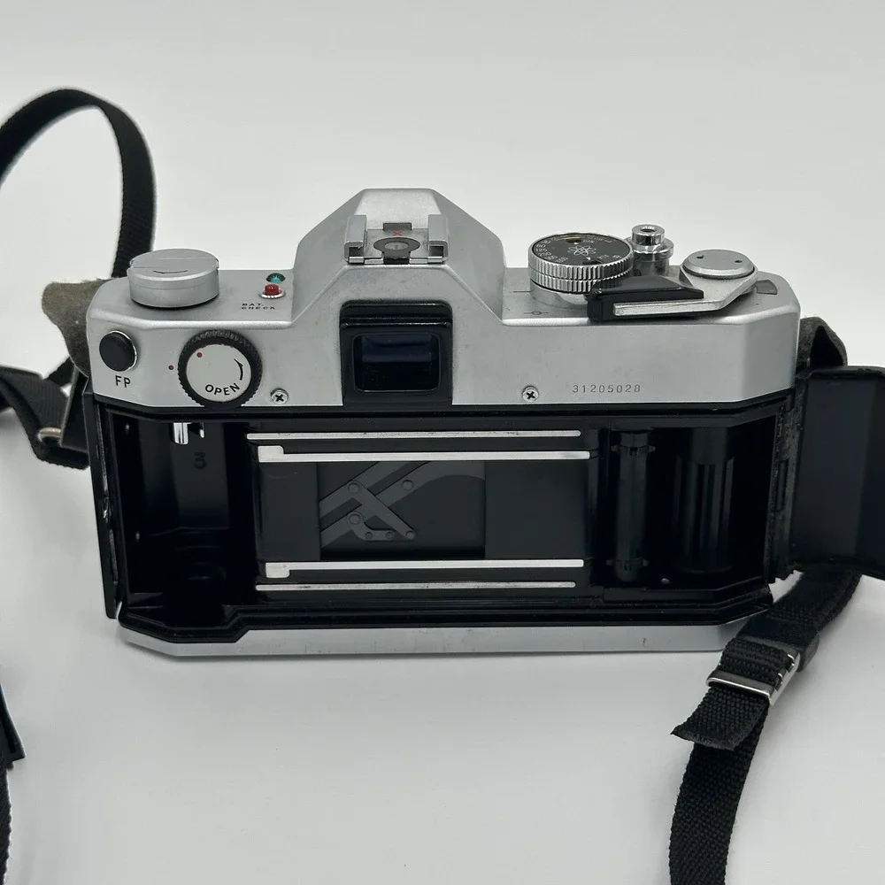 Yashica TL Electro X 35 mm SLR Camera with Lens, 2 Lens, Flash, Strap & Manual